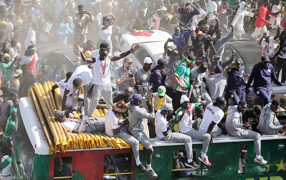 السنغاليون يحتفلون